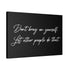 "Don't Brag" Canvas