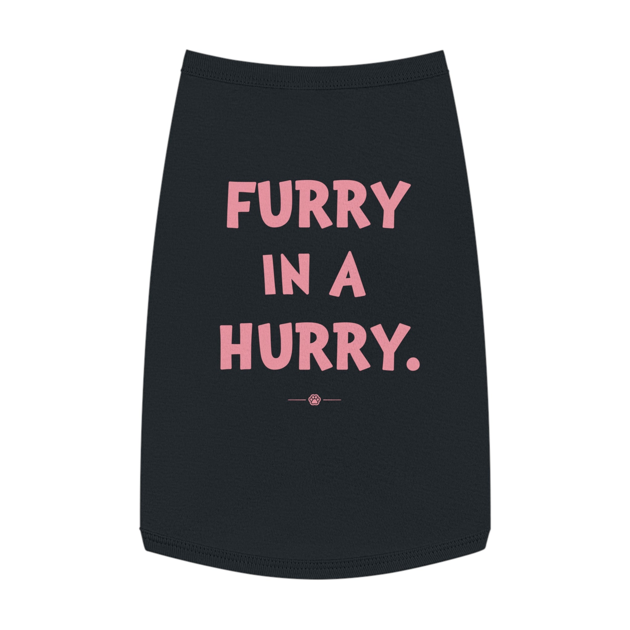 "Furry in a Hurry" Dog Tee