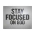 "Focused On God" Canvas