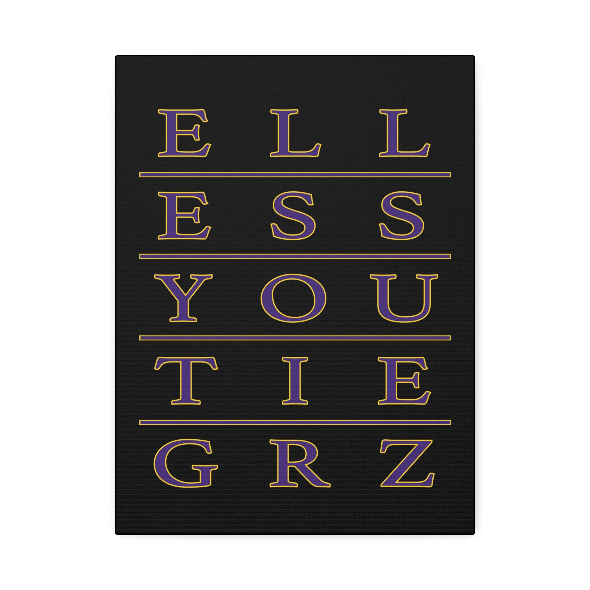 "Ell Ess You" Canvas