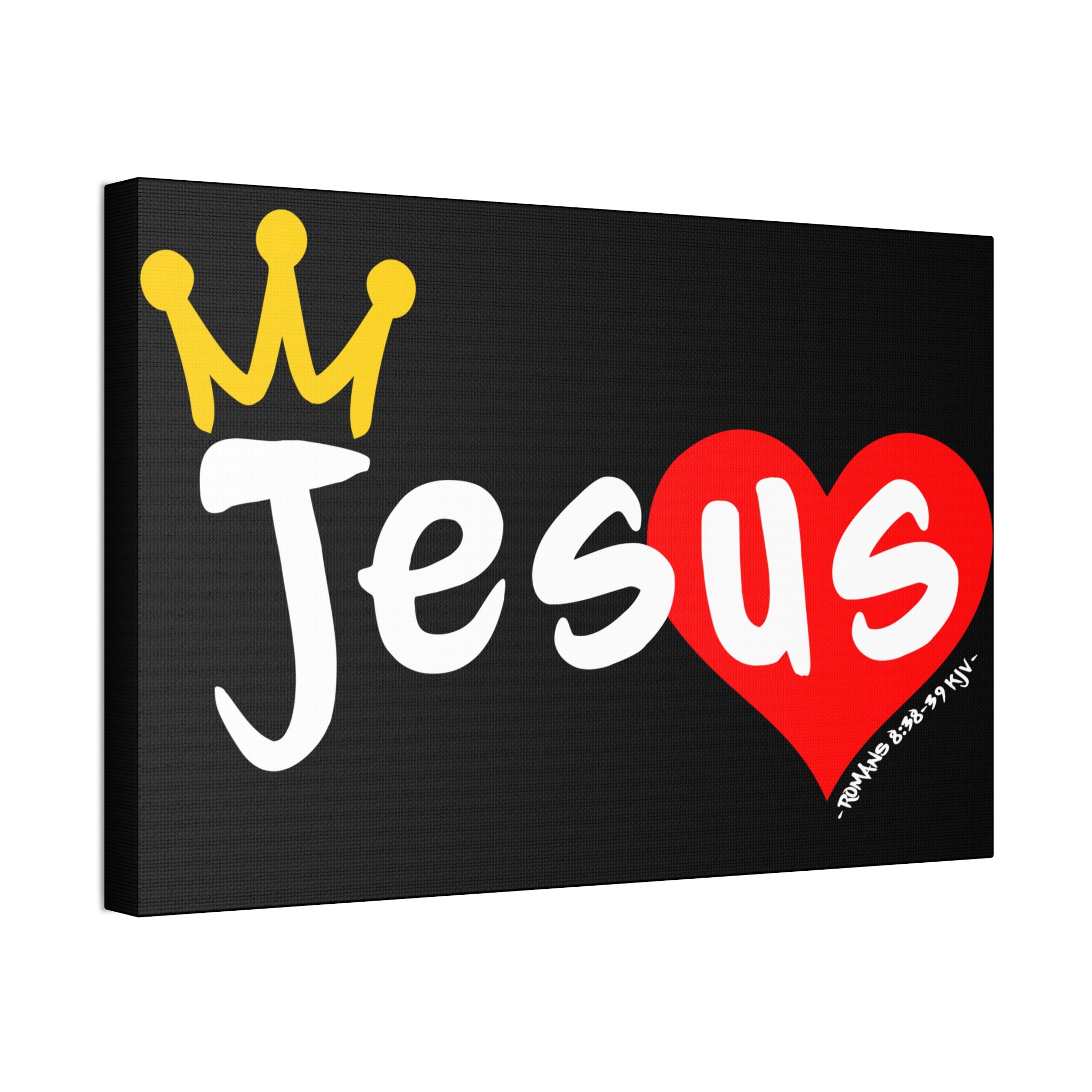"Jesus Loves Us"  Canvas