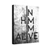 "I'm Alive" Canvas (White)