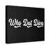 "Who Dat Diva" Canvas
