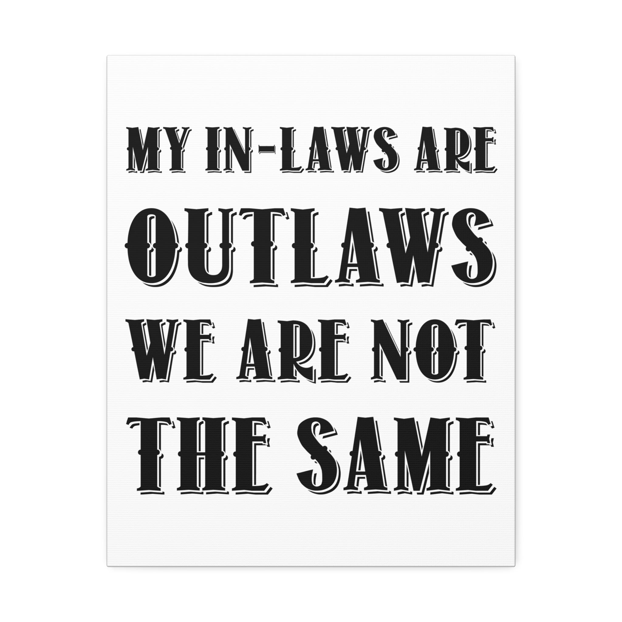 “Not The Same” Canvas