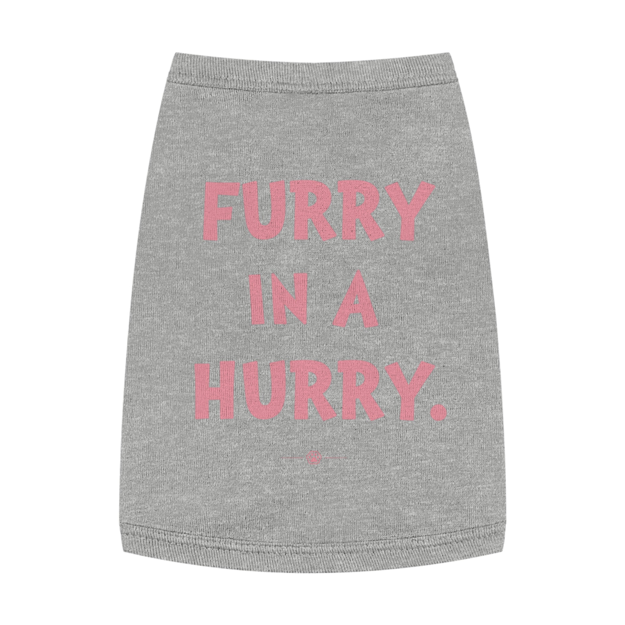 "Furry in a Hurry" Dog Tee