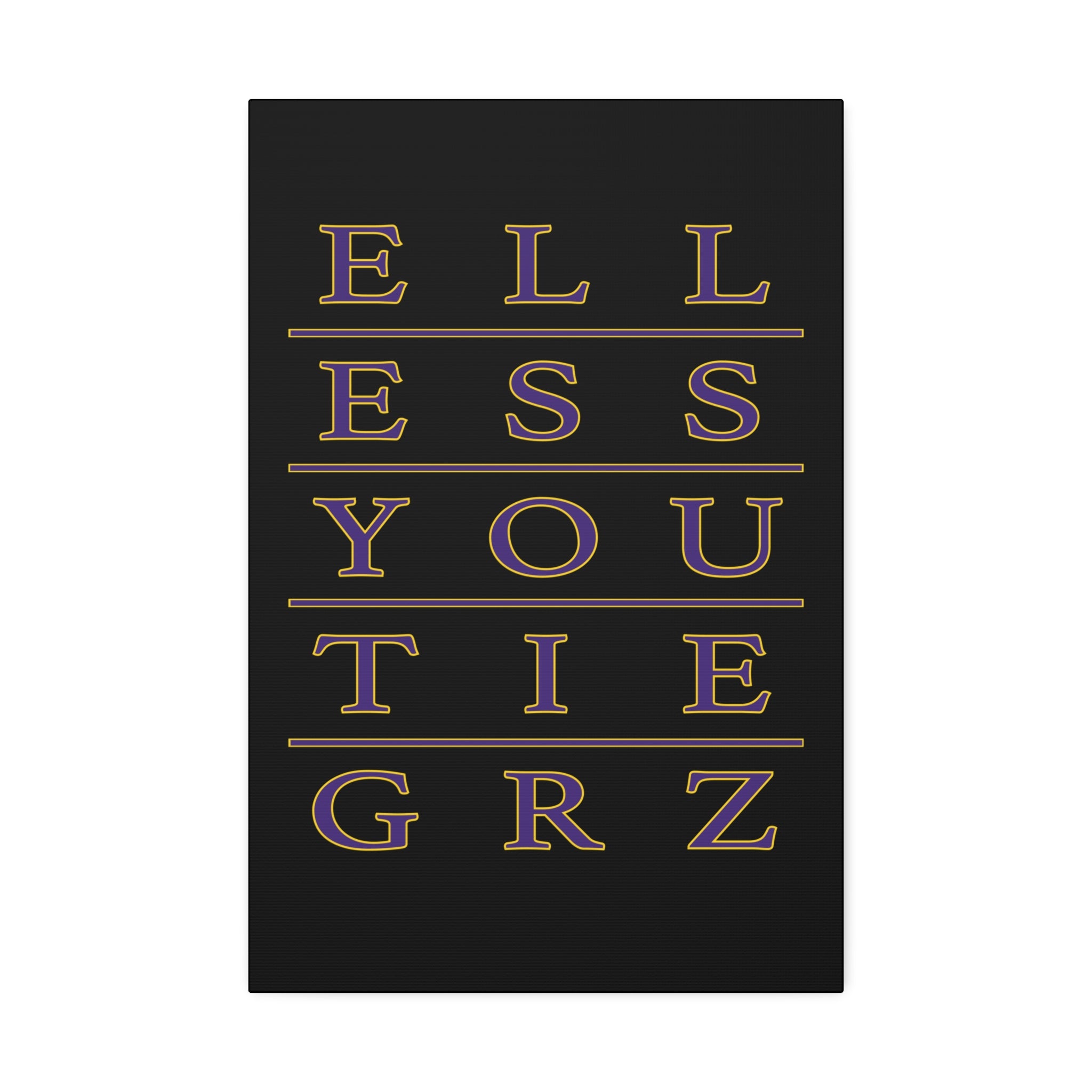 "Ell Ess You" Canvas