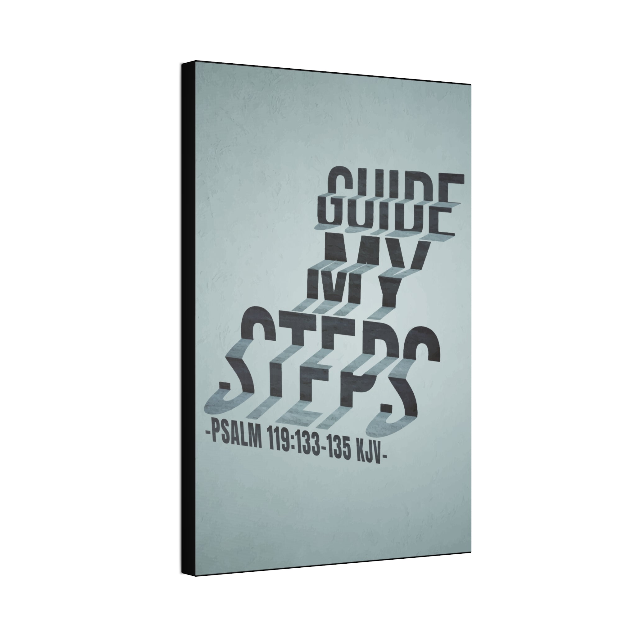 "Guide My Steps" Canvas