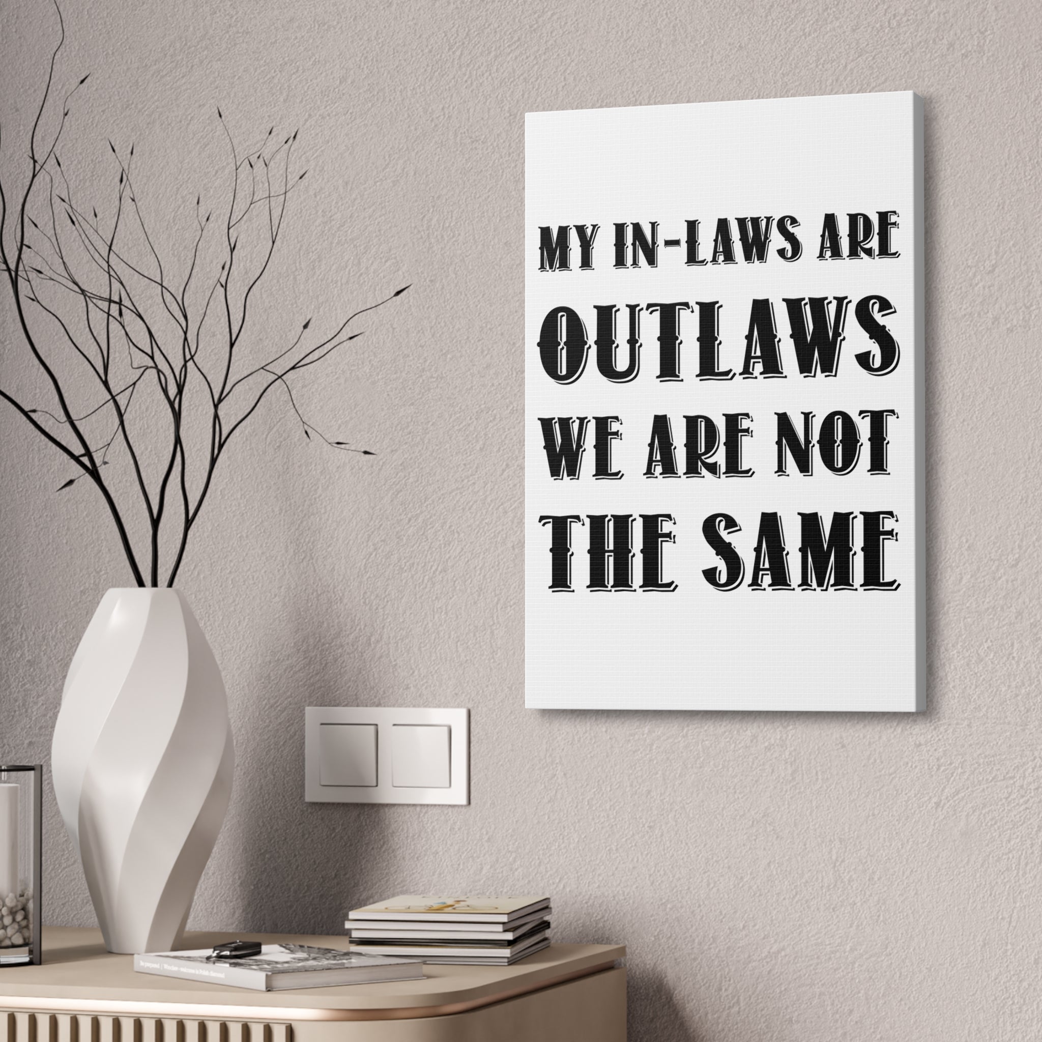 “Not The Same” Canvas