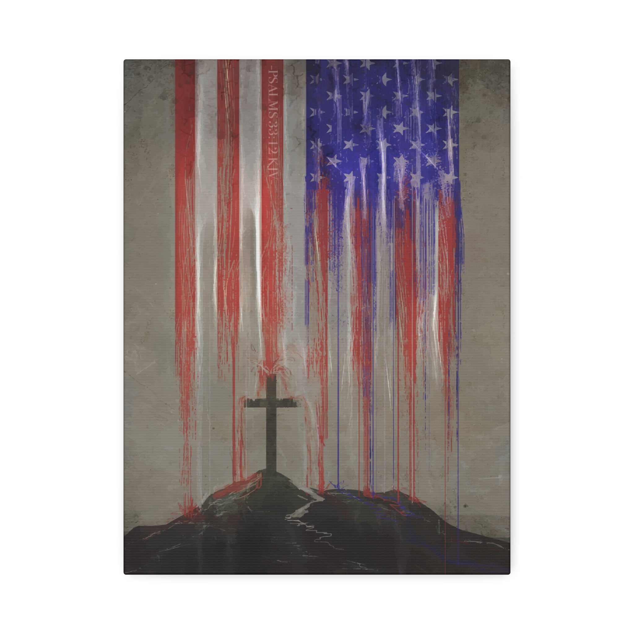 "Blessed Nation" Canvas
