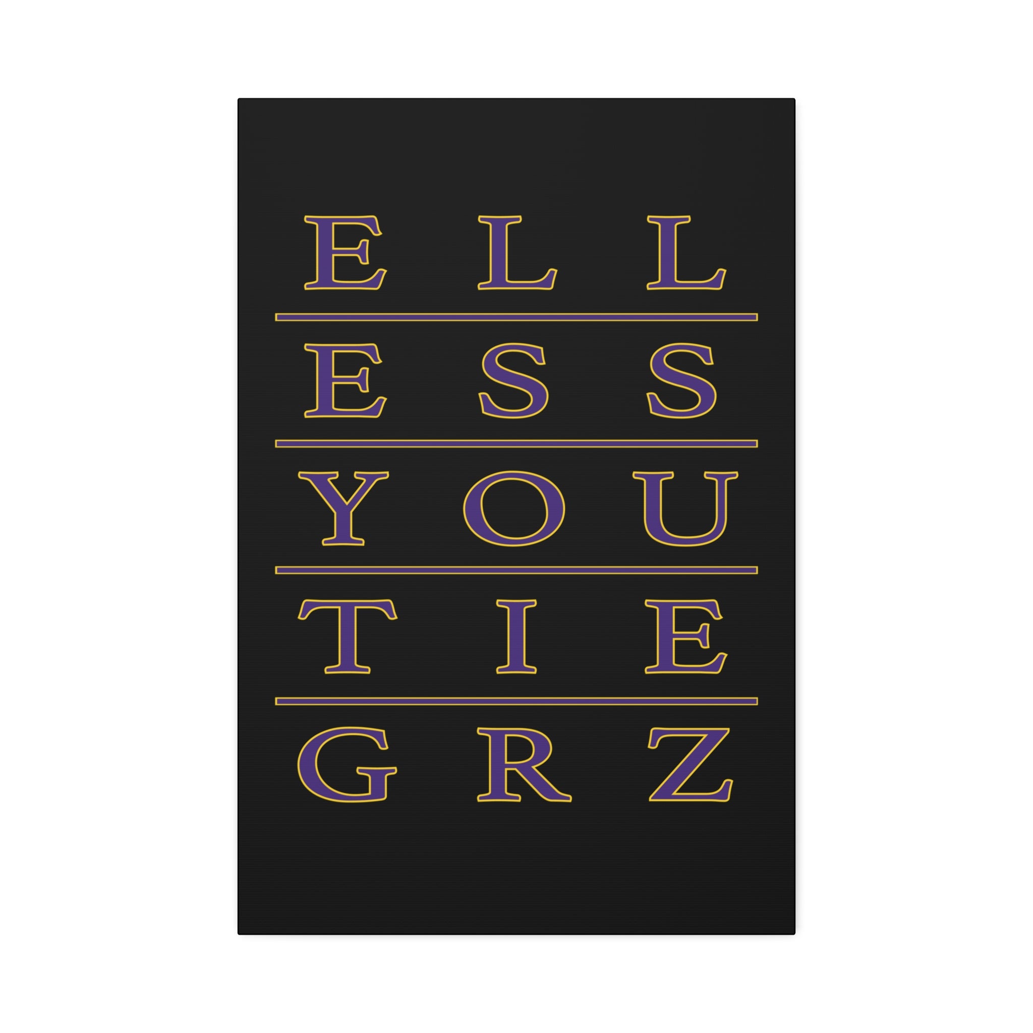 "Ell Ess You" Canvas