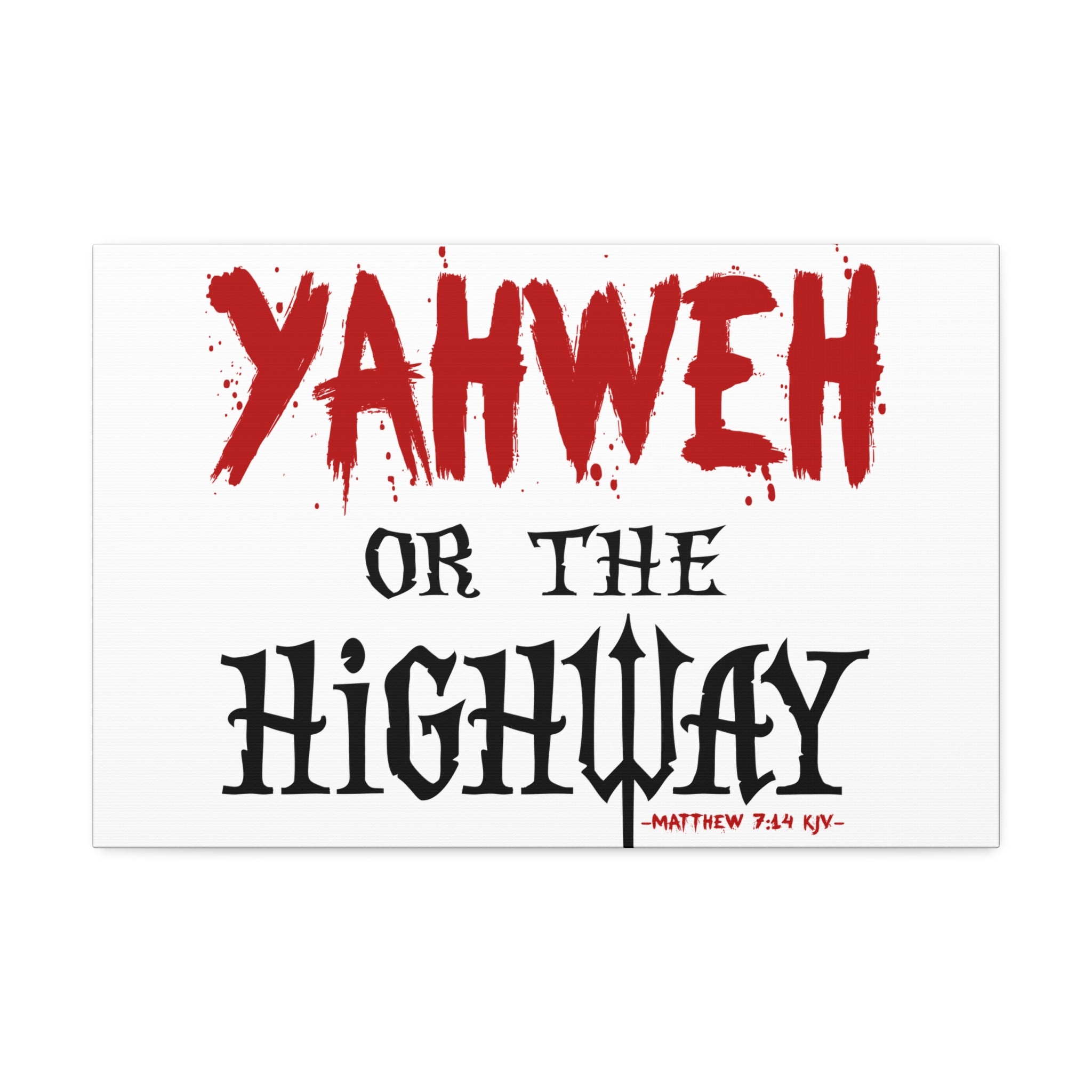 "Yahweh"  Canvas