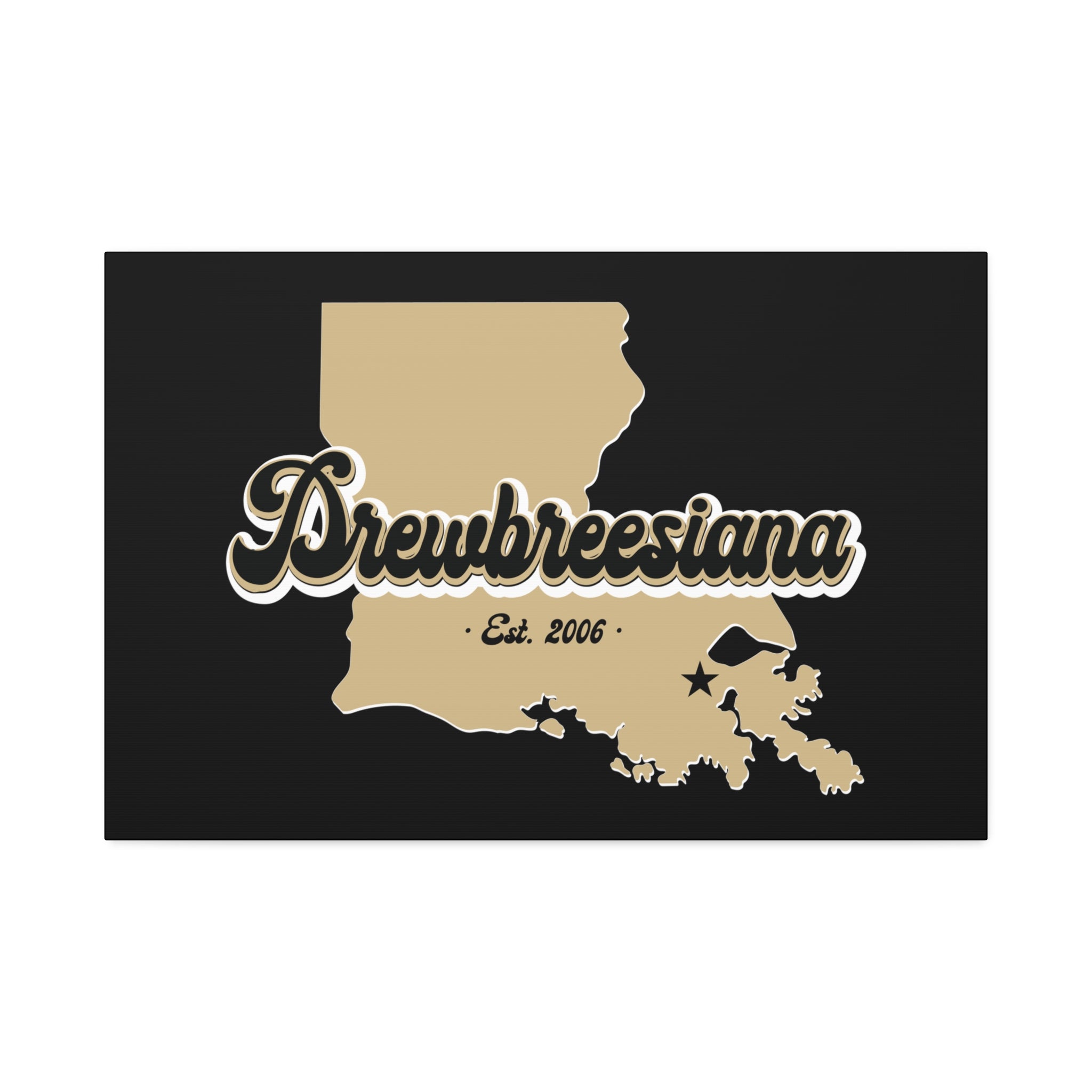 "Drewbreesiana" Canvas