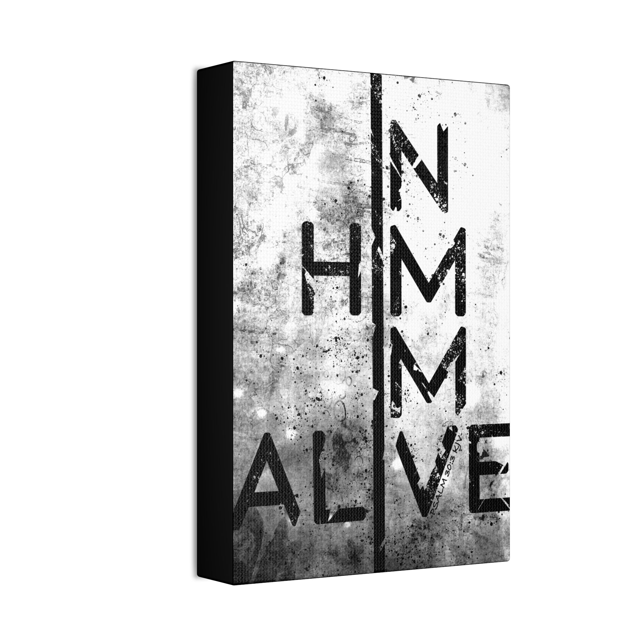 "I'm Alive" Canvas (White)