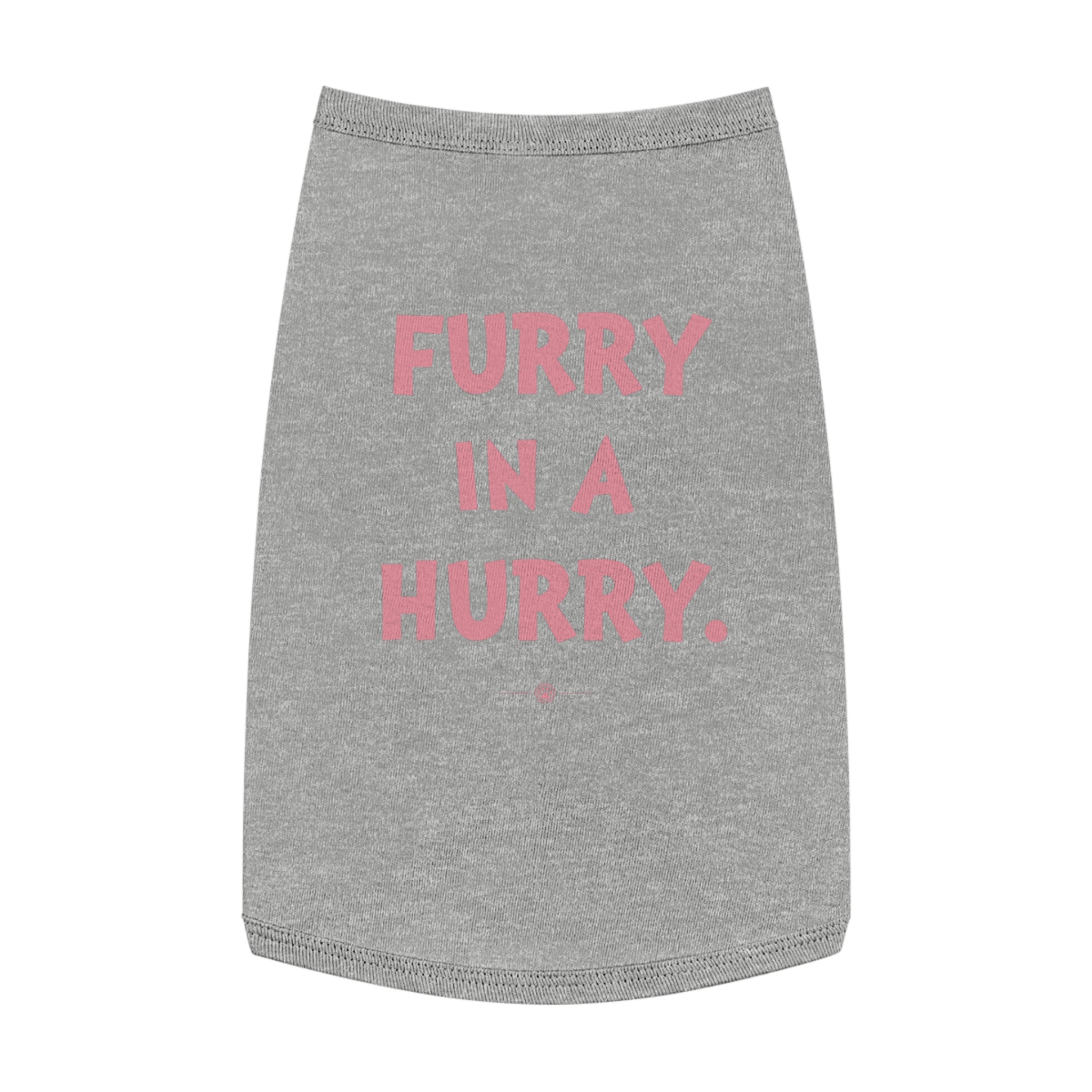 "Furry in a Hurry" Dog Tee