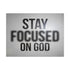 "Focused On God" Canvas