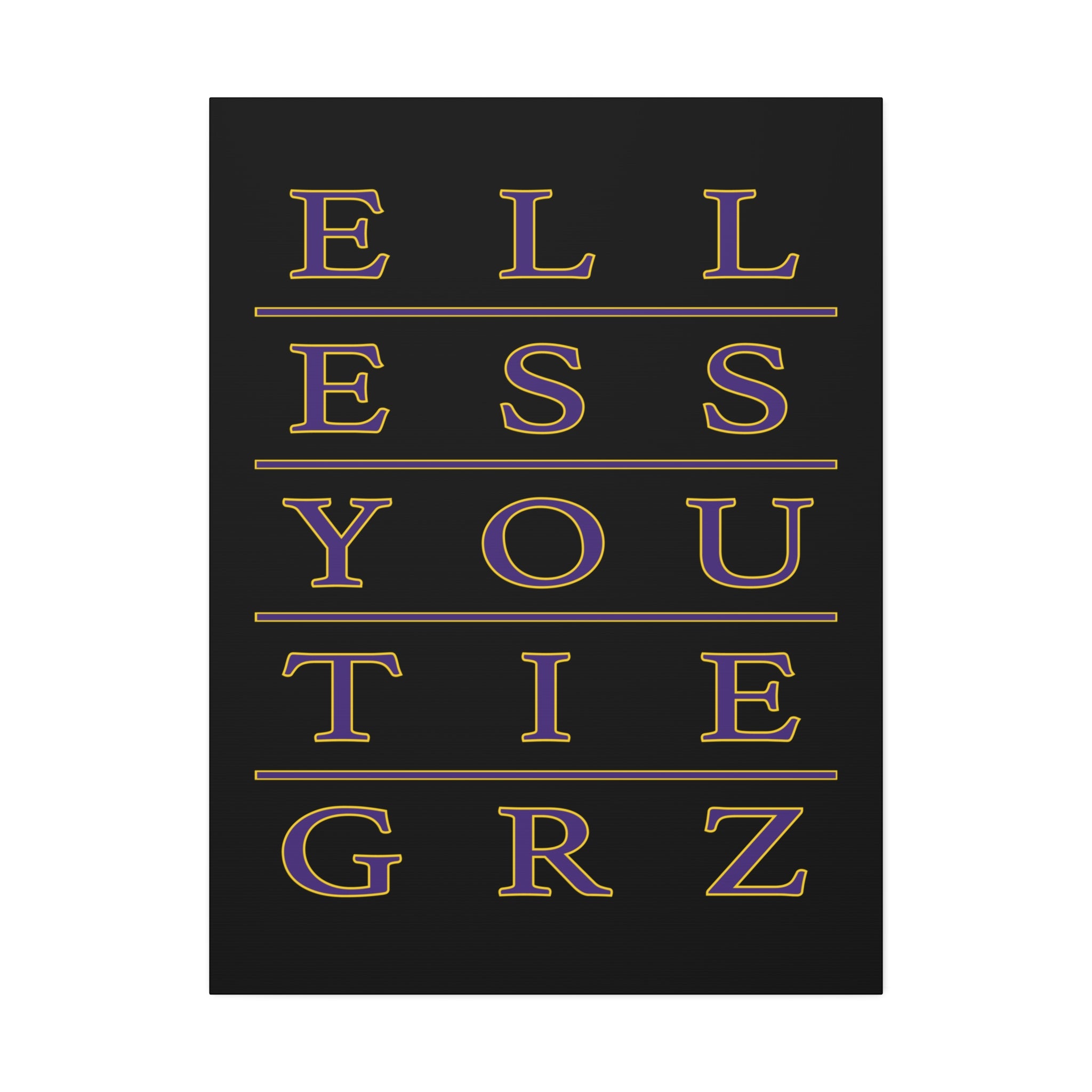 "Ell Ess You" Canvas