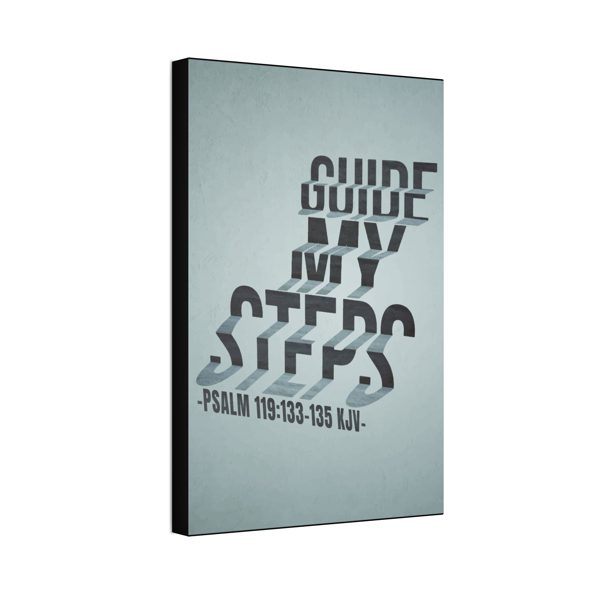 "Guide My Steps" Canvas