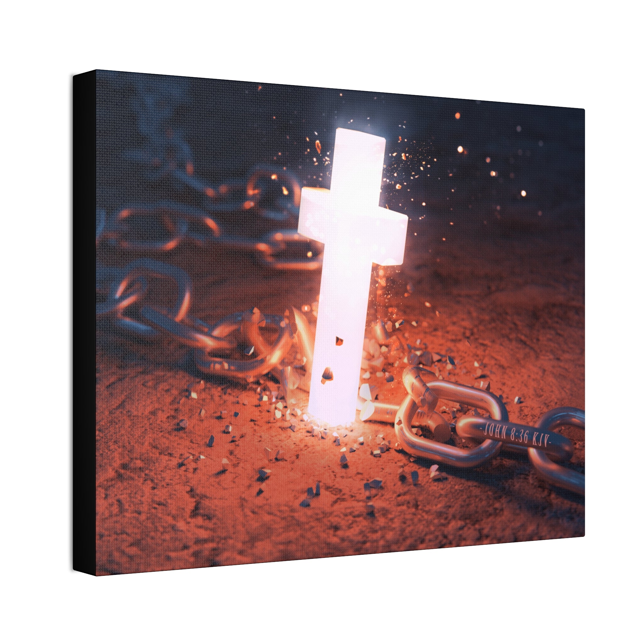 "Free Indeed" Canvas