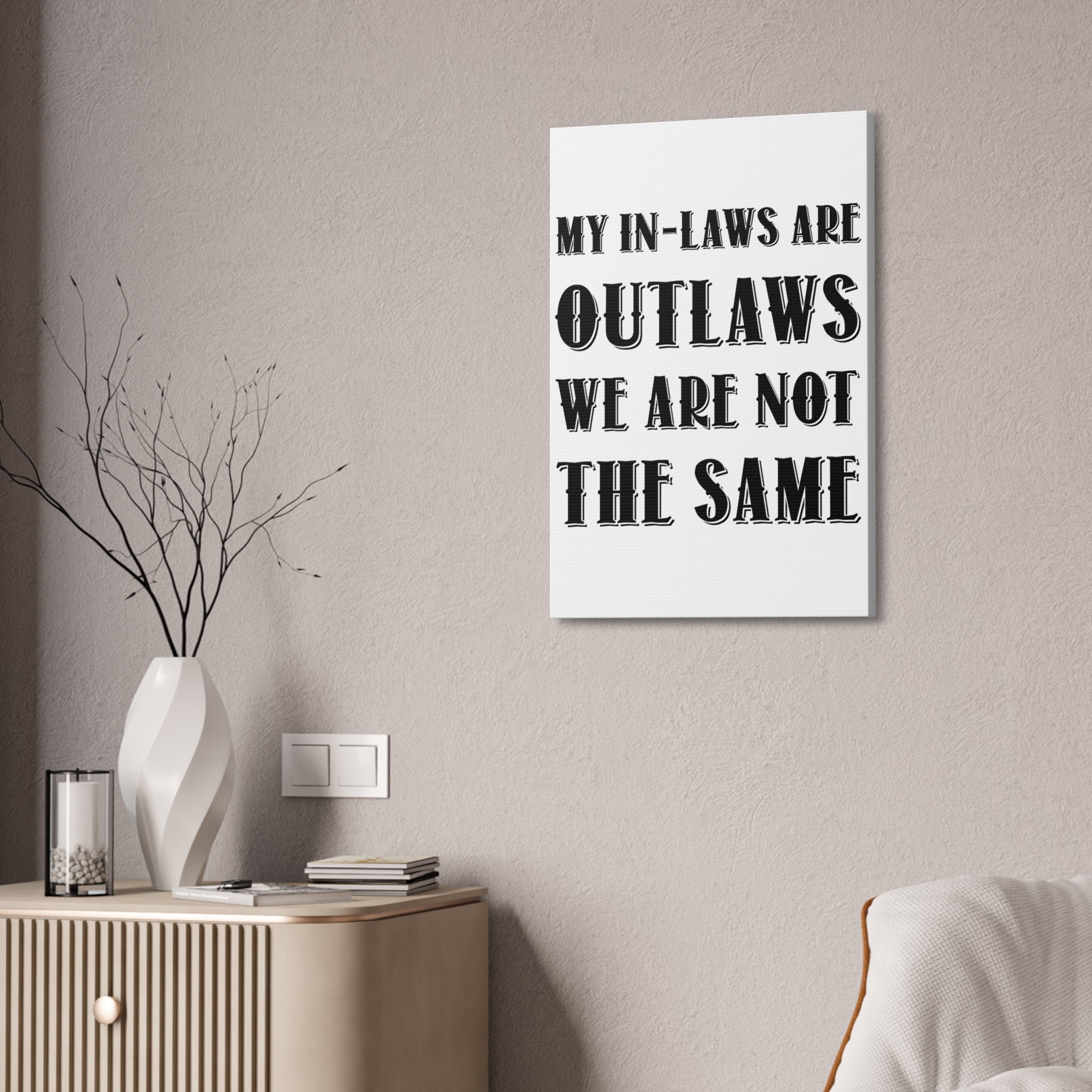 “Not The Same” Canvas