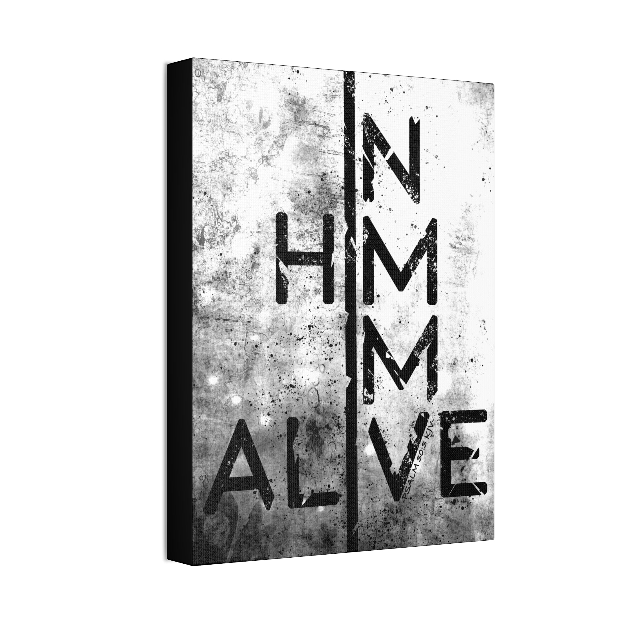 "I'm Alive" Canvas (White)